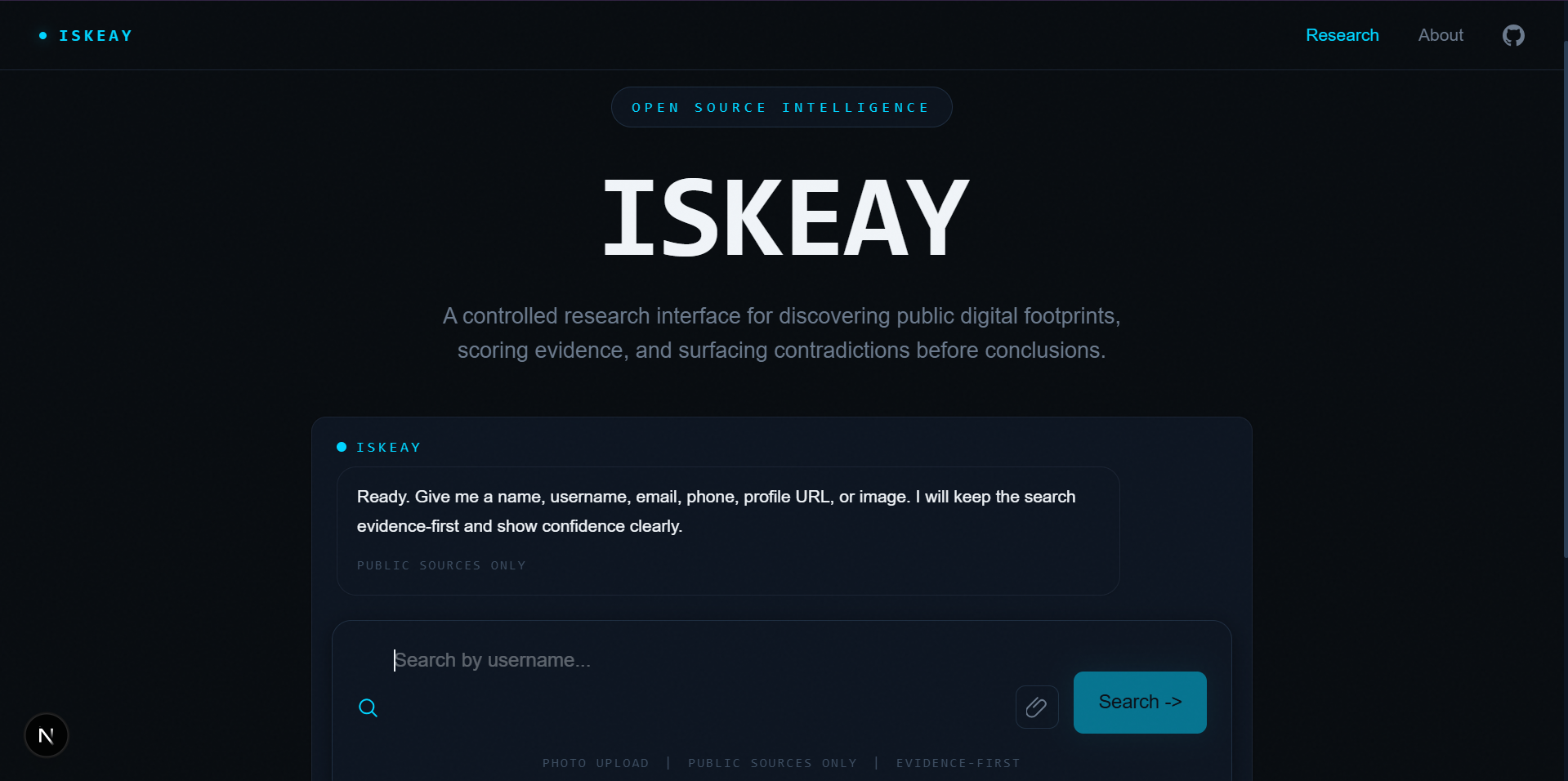 ISKEAY research interface